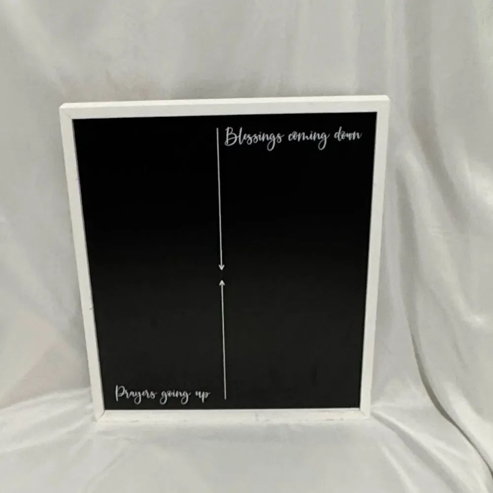 Prayers going up, Blessings coming down Chalkboard decor
